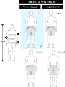 ROMWE MEN Spring/Summer Casual Men'S Summer Casual Fashion Street Daily Commute Rhinestone Embellished Loose Denim Shorts - Black - View 9