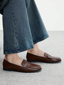 CUCCOO BIZCHIC 女士休闲百搭时尚平底鞋 - 巧克力棕 - 查看 6