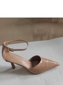 CUCCOO BIZCHIC Elegantes y de moda, zapatos de tacón alto con punta afilada y hebilla - Albaricoque - Ver 12