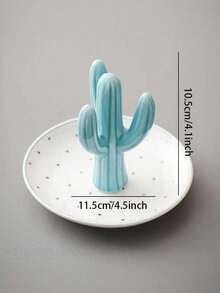 Joivida 1pc Creative Flower Card, Business Card Clip, Memo Clip, Photo Clip, Desktop Message Clip, Wooden Crafts Flower Multi Functional Memo Clip - Blue and White - View 6