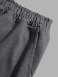 RueChic Men Cottonline Letter Printed Regular T-Shirt Set - Dark Grey - View 5