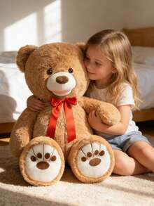 POKOJA LAND Gấu bông Teddy mềm mại đáng yêu - Món quà hoàn hảo cho bé trai và bé gái nhân dịp sinh nhật, Giáng sinh. - Nhiều màu - Xem 3