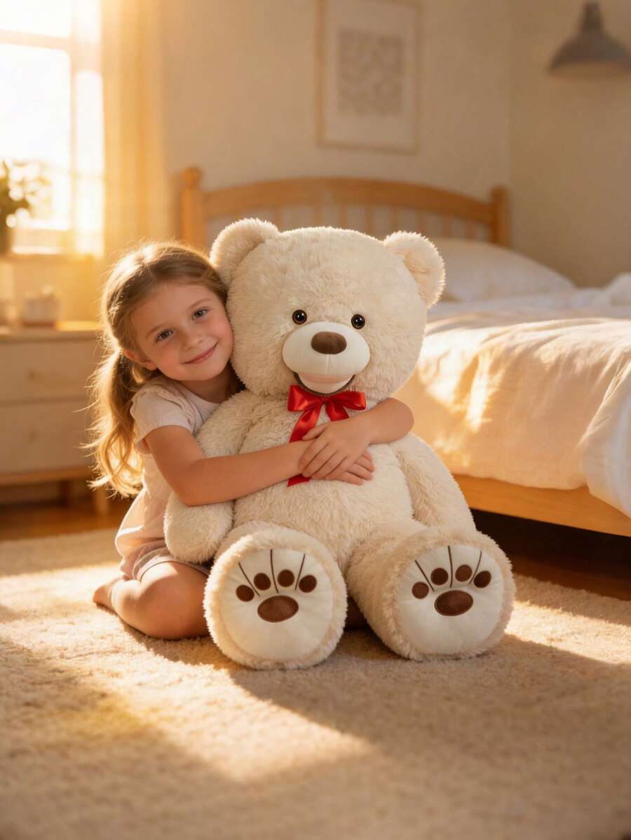 POKOJA LAND Gấu bông Teddy mềm mại đáng yêu - Món quà hoàn hảo cho bé trai và bé gái nhân dịp sinh nhật, Giáng sinh. - Nhiều màu - Xem 1