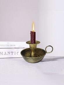 Cirelle 1个北欧复古烛台，创意锻铁烛台，婚礼派对餐桌装饰烛台，生日派对情侣约会烛台道具，酒吧派对长蜡烛底座，适合新年和情人节，是送给家人和朋友的理想礼物，家居装饰，生日礼物 - 多色 - 查看 7