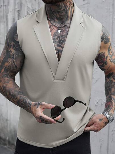 Manfinity CasualCool 男士休闲纯色背心，夏季百搭