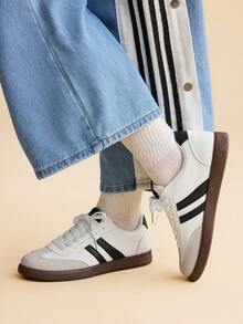 CUCCOO EASI Zapatos planos versátiles y de moda para mujer - Ceniza blanca 5 - Ver 7