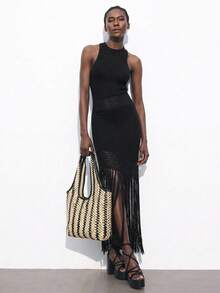 Maija Women's Striped Large Capacity Casual Versatile Shoulder Bag - Multicolor - View 6