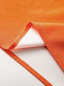 Lyxana Chân váy chữ A xếp ly eo kiểu dáng thường ngày đa năng dành cho nữ - trái cam - Xem 6