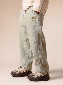 SUMWON Young Boys Pants - Green - View 1