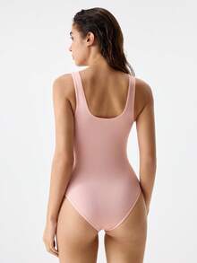 Loungeista 1pc Đồ định hình nữ MOVWIN cho mùa hè, bodysuit jumpsuit không đường may, nịt bụng phẳng, thắt eo, nâng mông, làm thon gọn - Hồng - Xem 2