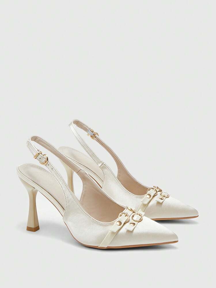 CUCCOO BIZCHIC Women's Elegant Pointed Toe Pumps, Suitable For Commuting Spring Shoes