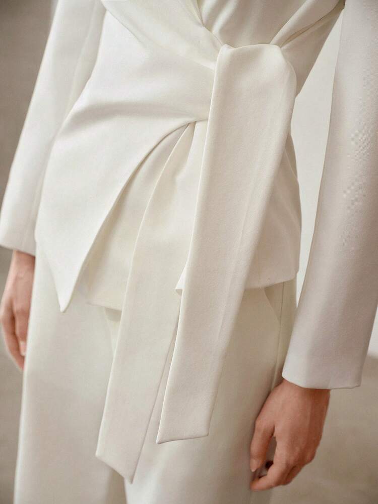 WRAP KNOT SLIM FIT BLAZER
