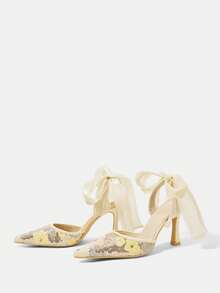 CUCCOO HITCHD Women Pumps - Gold - View 6
