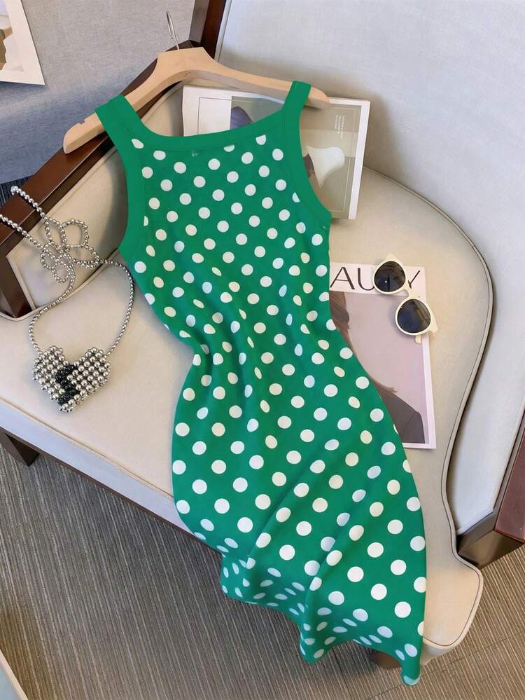 GlowEve Women's Polka Dot Casual Daily Date Outing Short Dress - Multicolor - View 2