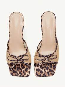 CUCCOO CHICEST Women Heeled Sandals Wedding Shoes Summer Shoes Bride Shoes - leopard print - View 2