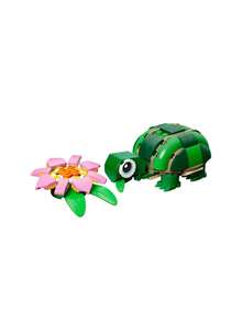 LEGO Creator 3-In-1 Turtle With A Water Lily Flower Kids 7Years+ 31377 - Multicolor - View 2
