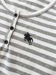 3件套少女夏季休闲针织短袖T恤 - 彩色 - 查看 6