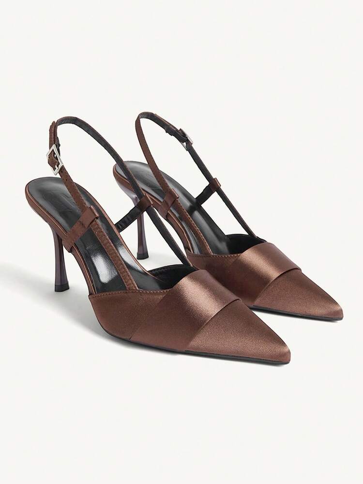 CUCCOO CHICEST Women's Pointed Toe Stiletto Heels Elegant Minimalist Solid Color High-End Slip-On Pumps Elegant Shoes Wedding Shoes Summer Shoes Bride Shoes