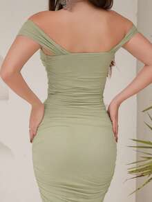 Duda Rubert Light Yellow Lace Dress Holiday Dress Summer Dress Summer Dress Spring Dress Pastel Dress Beach Ladies Dress Long Beach Dress Summer Maxi Dress Summer Outfits For Women/Spring Clothes/Valentine Day Outfit/Carnival/Beach Vacation Outfits,Pastel Dresses For Women - Green - View 4