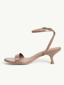 CUCCOO CHICEST Women's Summer/Summer New Pointed Toe Strappy Design Stiletto High Heel Sandals, Elegant Leather Slip-On Shoes For Daily, Commute, Date, Afternoon Tea, Summer Outfit Summer Shoes Wedding Shoes Bride Shoes - Brown - View 4