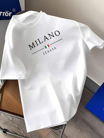 Manfinity Sport Corelite 男士休闲运动T恤，时尚Logo，节日礼物