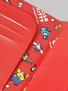 HELLO KITTY AND FRIENDS | SHEIN Cute Leather Cartoon Personalized Card Bag - Màu trắng a - Xem 5