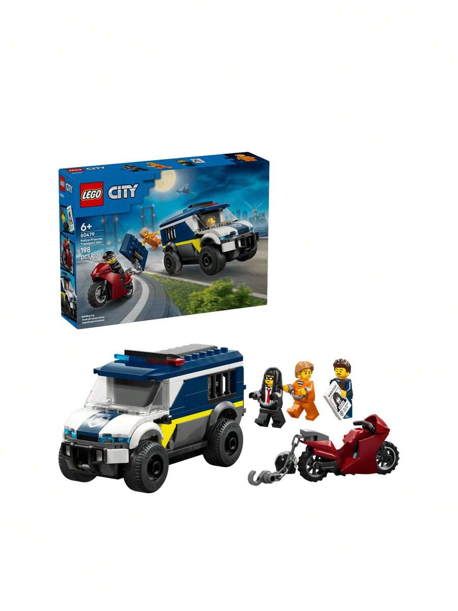 LEGO City Police Prisoner Transport Van Kids 6Years+ 60479 - Multicolor - View 1