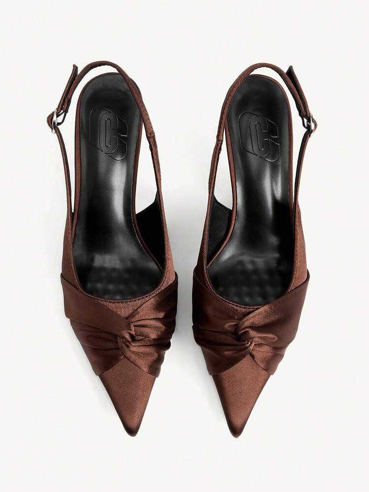 CUCCOO CHICEST Women's Elegant Lace Embroidered Pointed Toe Kitten Heel Shoes, Sweet Romantic Pink Lace High Heels, Mules, Dress Shoes, Bridesmaid Shoes, Bridal Shoes, Suitable For Dates, Weddings, Formal Occasions Summer Shoes Wedding Shoes Bride Shoes