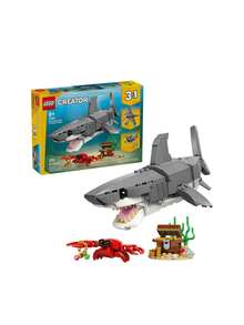 Creator 3-In-1 Fierce Shark With A Treasure Chest Kids 8Years+ 31381 - Multicolor - View 1