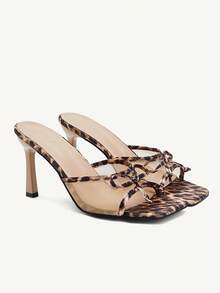 CUCCOO CHICEST Women Heeled Sandals Wedding Shoes Summer Shoes Bride Shoes - leopard print - View 1