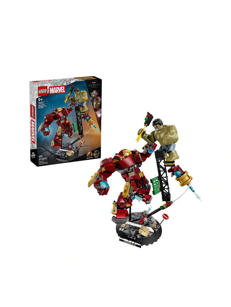 LEGO Marvel Epic Battle: Hulkbuster Vs. The Hulk Kids 9Years+ 76343 - Multicolor - View 1