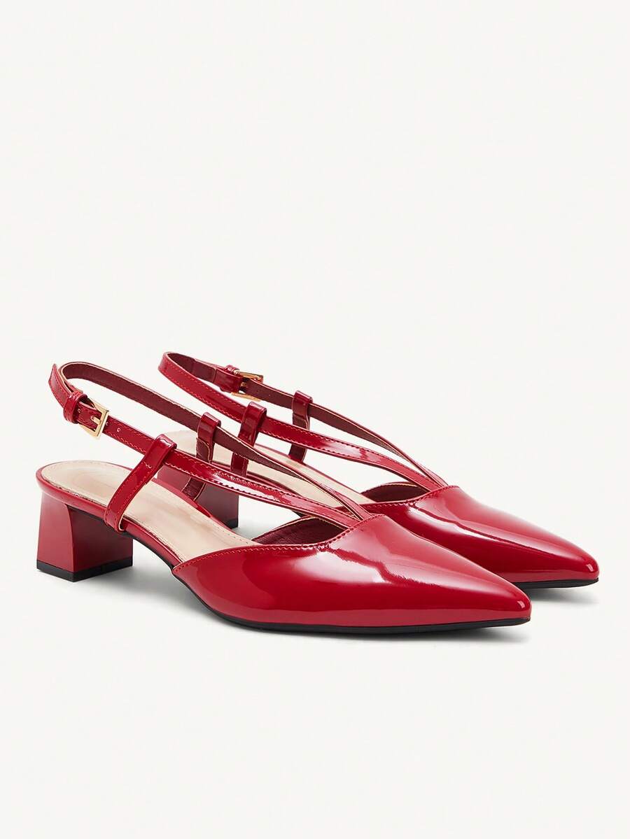 CUCCOO CHICEST 女士高跟凉鞋 - 紅色 - 查看 1