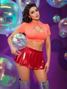 Fantasy Costume Fantasy Costume 3pcs Bright Color Women's Lingerie Set - Multicolor - View 7