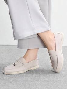 CUCCOO BIZCHIC Women Casual Flat Loafers, Simple & Fashionable, For Everyday Wear For Christmas Spring Shoes - wheat color - View 4