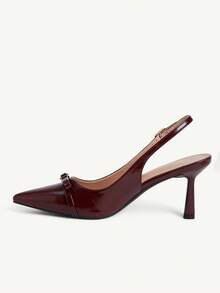 CUCCOO CHICEST 2025 New Seasonal Flower Shoes For Autumn - Bordeaux - View 4