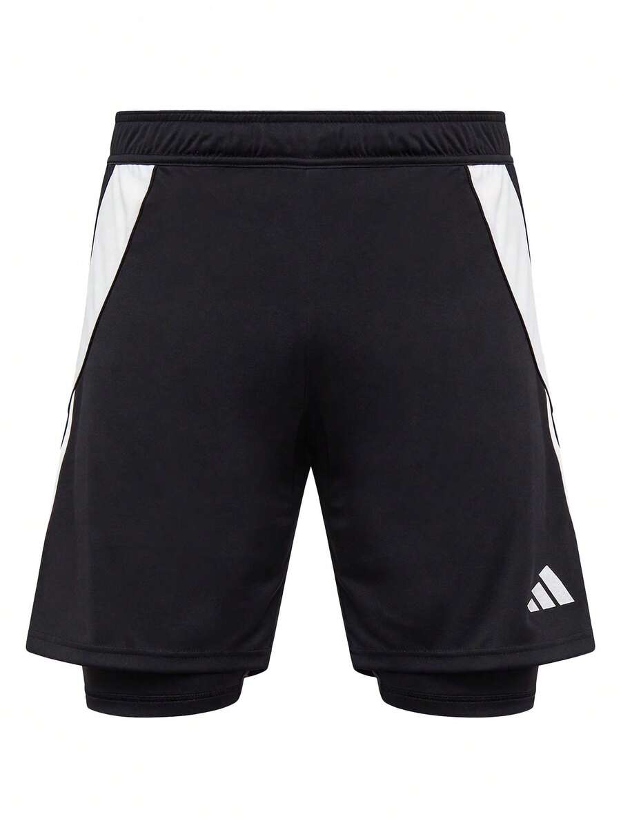 Adidas Tiro 24 Men's Training 2 In 1 Shorts Black - Black - View 1