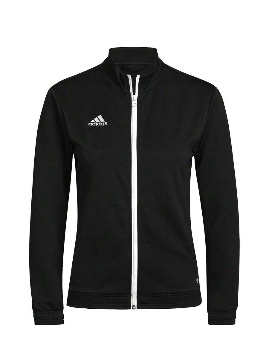 Adidas Entrada 22 Women's Track Jacket Black - 黑色 - 查看 1
