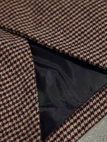 Aveloria Modichic Gilet smanicato in lana scozzese vintage con bottoni dorati, decorazione delicata, adatto per l'uso quotidiano e lo stile scolastico - Multicolore - Visualizzare 7