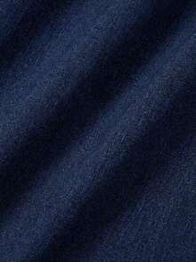 SHEIN MOD Bộ jumpsuit kaki không tay cổ tròn với viền tương phản, điểm nhấn nơ, thiết kế eo thon và chân váy xòe – Phong cách cổ điển, sang trọng, phù hợp cho công sở, đi học, hẹn hò, dự tiệc, lễ hội và sinh nhật. - Màu xanh hải quân - Xem 4