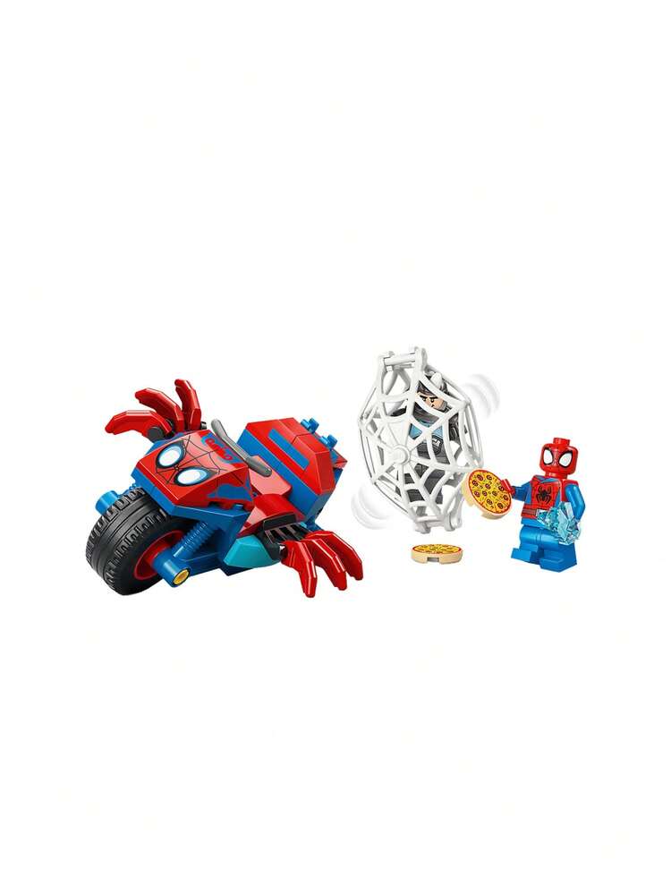 LEGO Marvel Spidey On His Motorcycle Vs. Rhino Kids 4Years+ 11206 - Multicolor - View 3