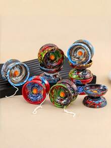 1pc/2pcs/3pcs/4pcs Metal YoYo Ball Toy Alloy Beginner YoYo Sleeping Yo-Yo Spinning Toy - Multicolor - View 10