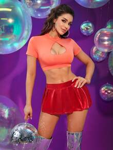 Fantasy Costume Fantasy Costume 3pcs Bright Color Women's Lingerie Set - Multicolor - View 1