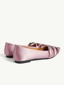 CUCCOO CHICEST Women's Elegant Commuter Pointed Toe Flats Elegant Shoes Wedding Shoes - Purple - View 11