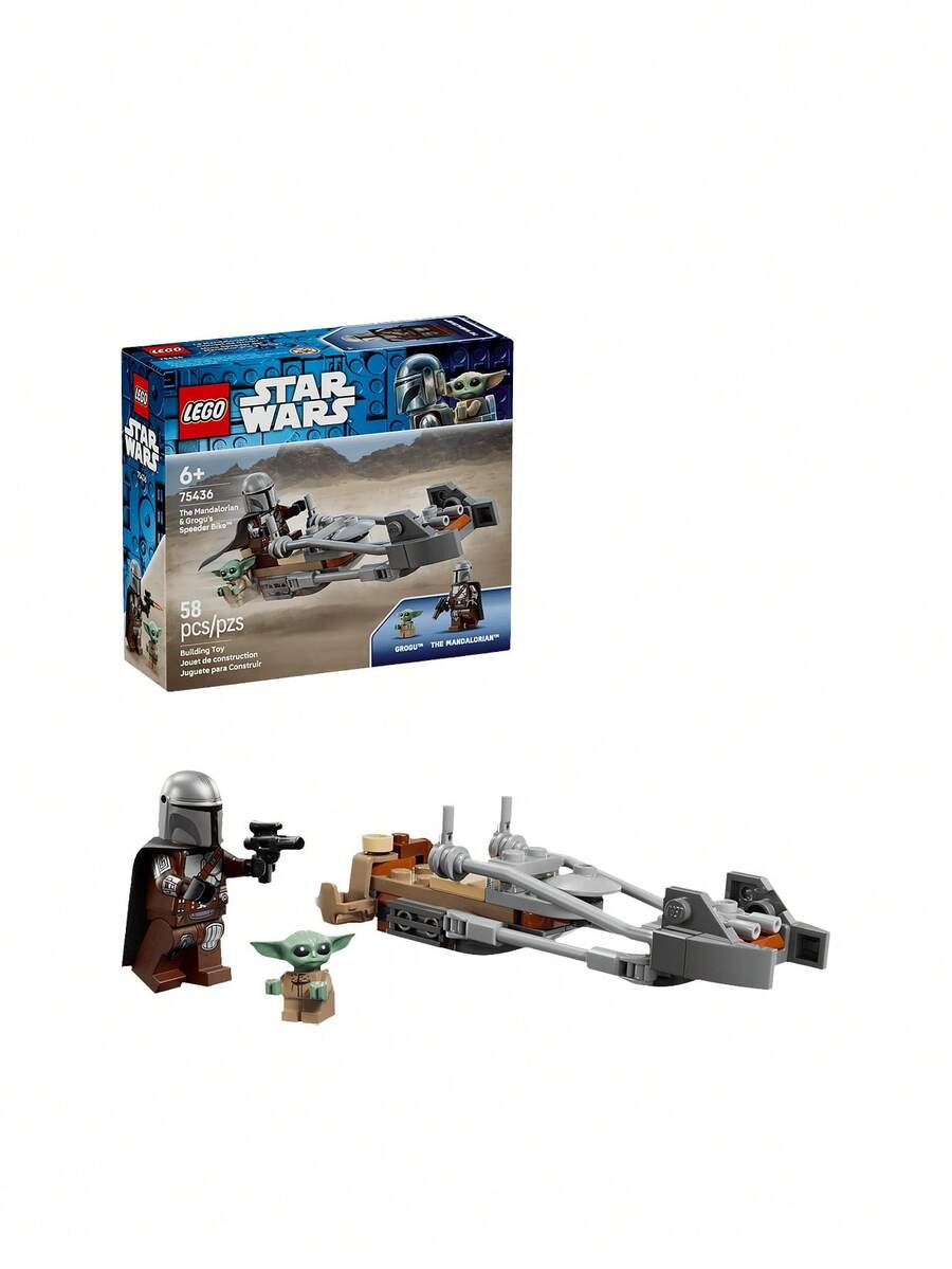 Star Wars™ The Mandalorian & Grogu's Speeder Bike™ Kids 6Years+ 75436 - Multicolor - View 1