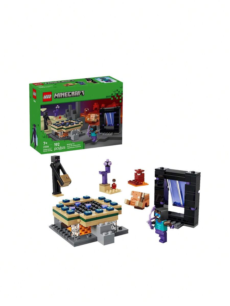 LEGO Minecraft® Nether & End Portal Journey Kids 7Years+ 21584 - Multicolor - View 1