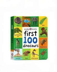 MINKOJA MINKOJA 1 cuốn sách bìa cứng tiếng Anh "100 từ đầu tiên về động vật" - Từ điển minh họa của Priddy Books - Nhiều màu - Xem 20