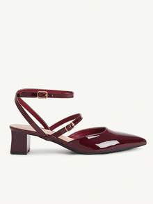 CUCCOO CHICEST 女士高跟凉鞋 - 酒紅色 - 查看 3