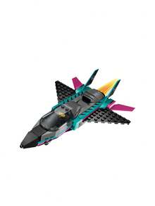 LEGO City Jet Vs. Car Kids 6Years+ 60489 - Multicolor - View 5