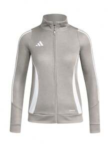 Adidas Tiro 24 Women's Track Jacket Grey - Team Mid Grey / White - View 1