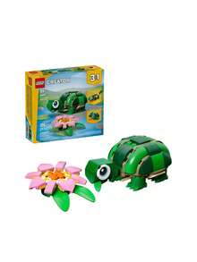 LEGO Creator 3-In-1 Turtle With A Water Lily Flower Kids 7Years+ 31377 - Multicolor - View 1